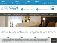 Tablet Screenshot of hotelfoschi.com